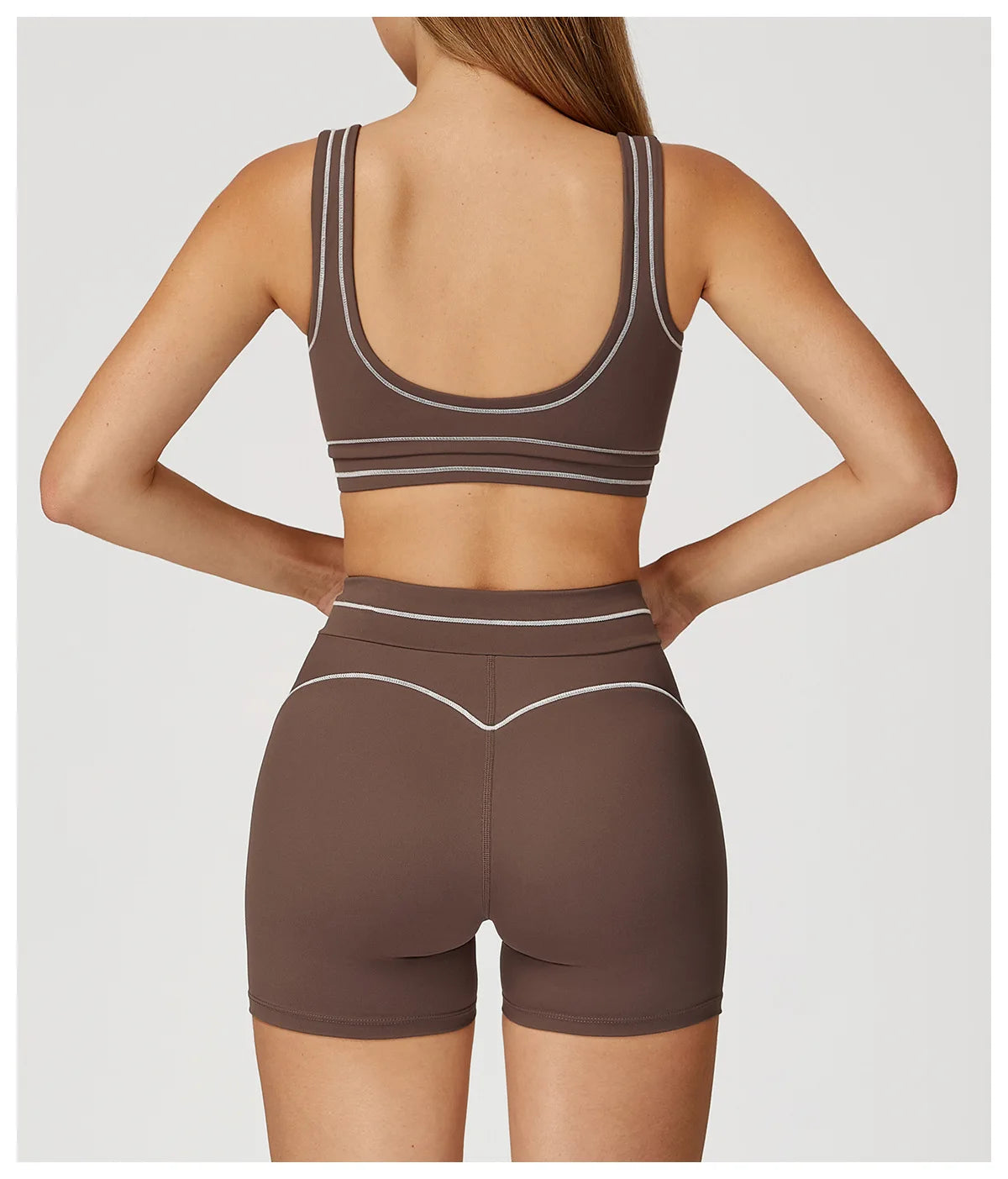 Fitness Suit 2PCS Yoga Set Women's Tracksuit Sports Outfits Gym Running Push Up Sportswear Legging Athletic Wear Workout Clothes