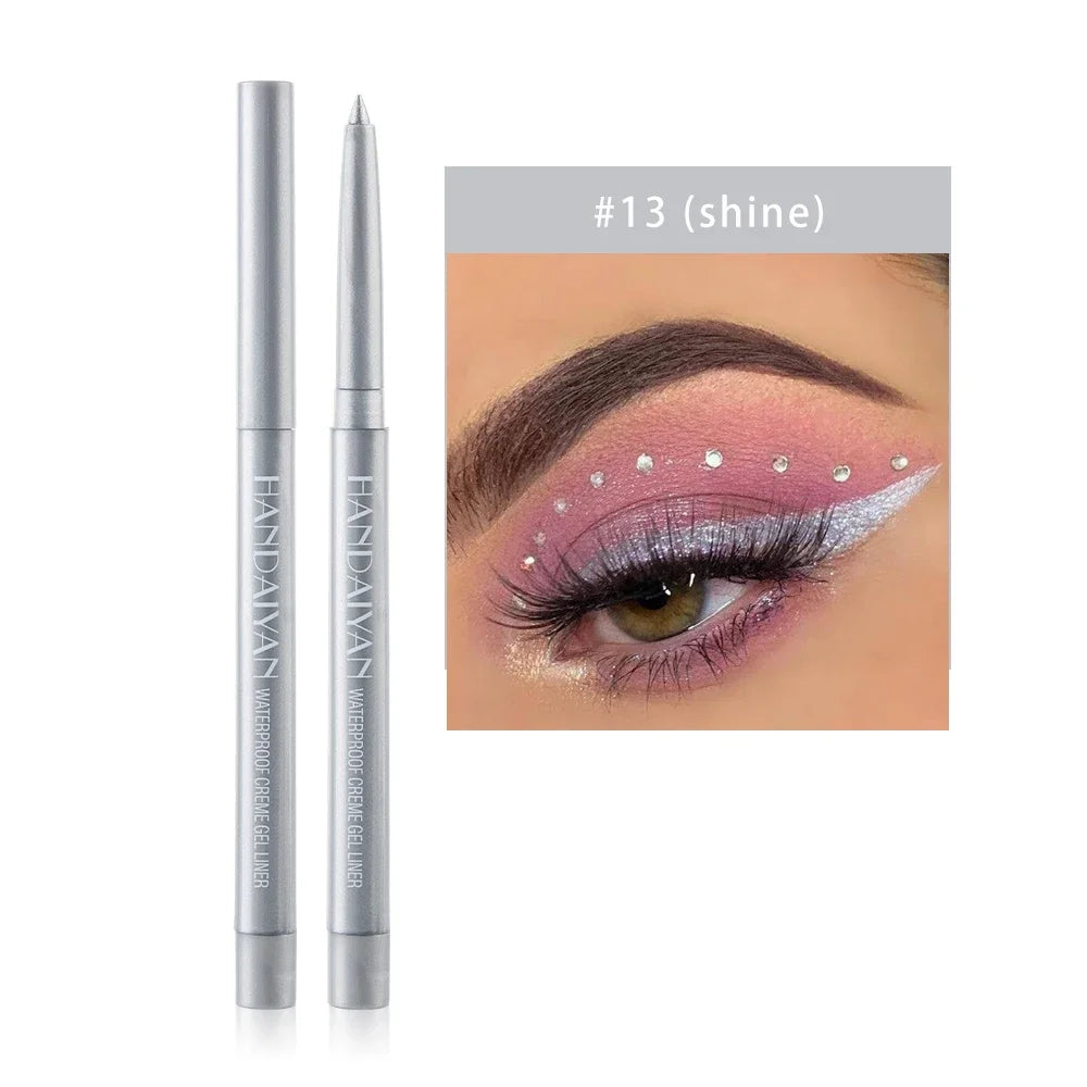 Matte Eyeliner Pencil - Waterproof Gel Pencil With 20 Colorful Shades | Long Lasting, Quick Dry