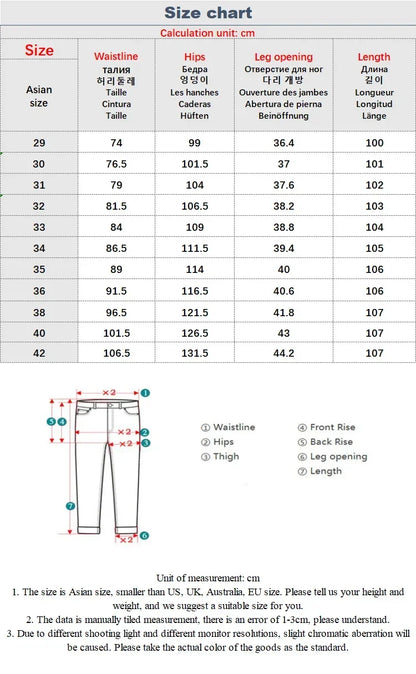 2026 Summer High Quality Brand Cloth Business Casual Men's Lightweight Straight Loose Jeans Classic Retro thin cotton trousers