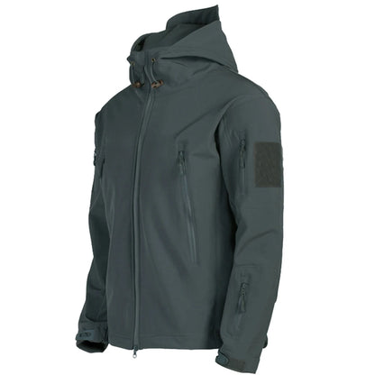 Military Soft Shell Jacket - Tactical Windproof Waterproof Army Combat Outerwear