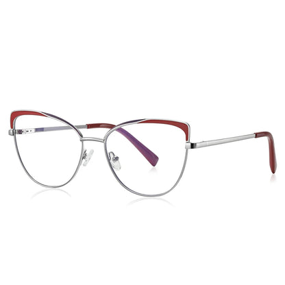 Photochromic Prescription Glasses Women Cat Eye Butterfly Frame Progressive Eyewear