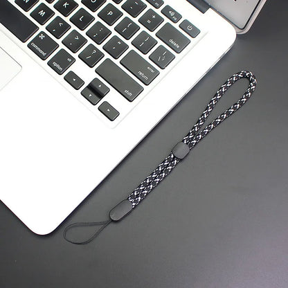 Hot Mobile Phone Straps USB Key Short Lanyard Adjustable Walkie Talkie Hand Strap Wrist Rope Audio Anti-lost Lanyard for iPhone