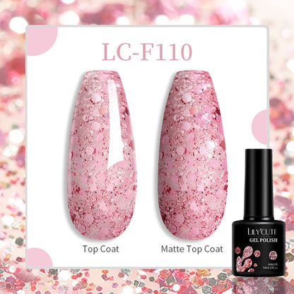 Gel Nail Polish - LILYCUTE UV Gel Varnish 7ML | Soak Off, Long Lasting Colors