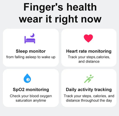 R08 Smart Ring For Men Women Touch Control Function Health Monitor IP68 5ATM Waterproof Skin Temperature Measure Smart Ring New