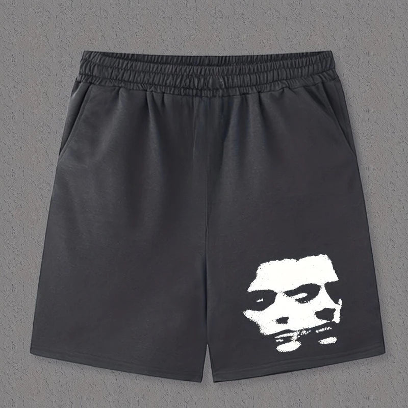Men'S Summer New Loose-Fit Casual Sports Shorts, Gym Shorts with An Elastic Waistband - Adjustable Drawstring for Comfort,