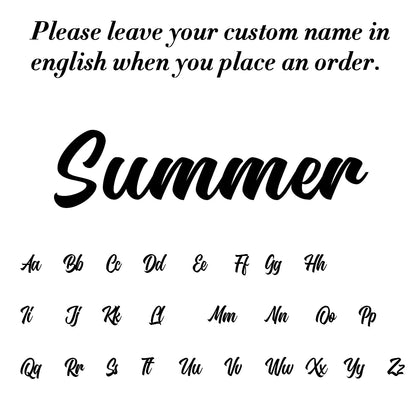 Custom Name Necklace – Personalized Golden Choker Stainless Steel Jewelry Gift