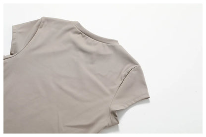Women Yoga Top - Breathable Short Sleeve Shirt | Quick Dry Gym Top, Lightweight
