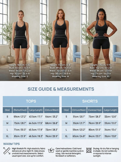 Airila 2-Piece Yoga Set, Racing Vest Yoga Shorts, Outdoor Sports Shorts, Removable Pads, 4-Way Stretch Fitness Shorts