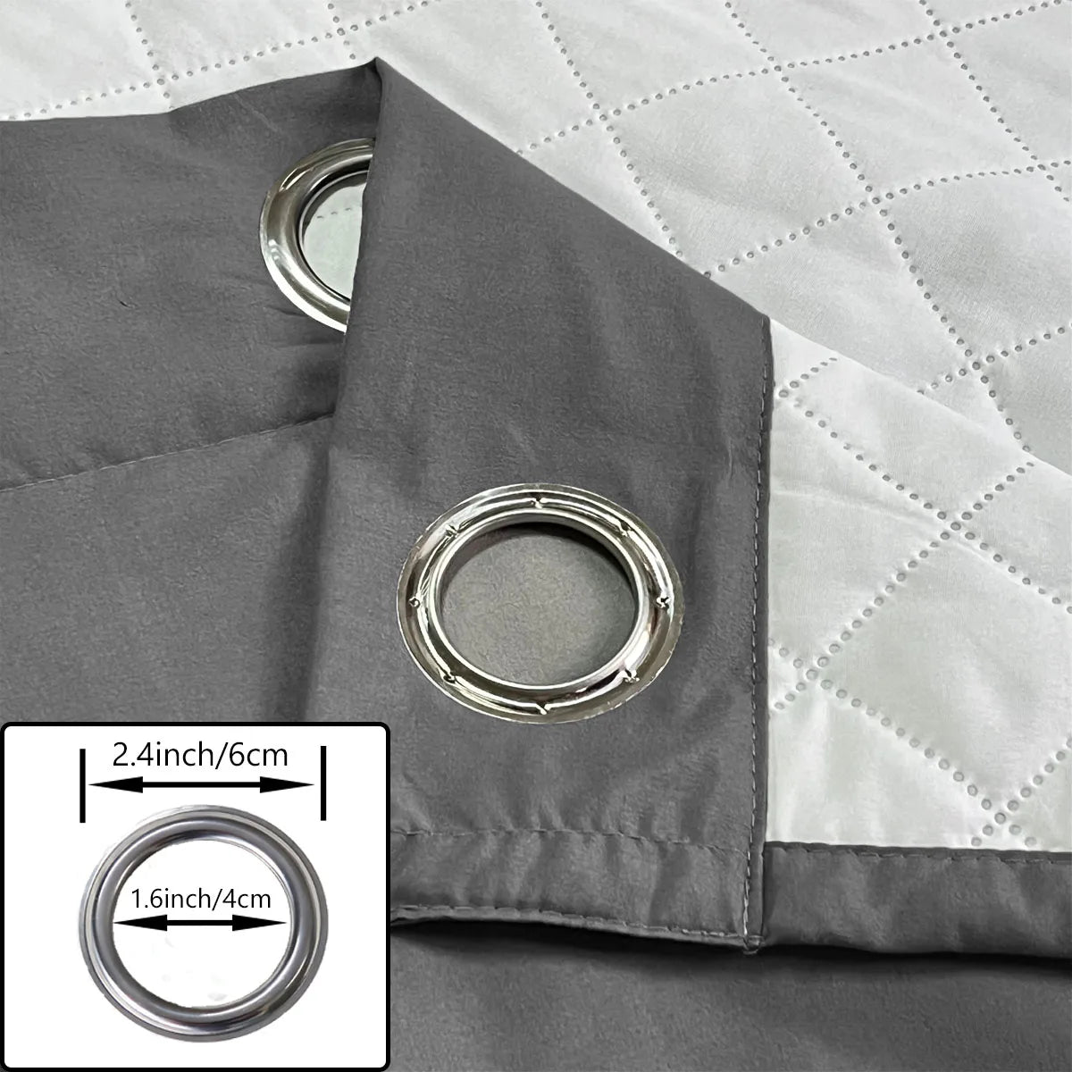 Thermal Insulation Curtains - Thickened Cotton Window Drapes for Bedroom & Living Room
