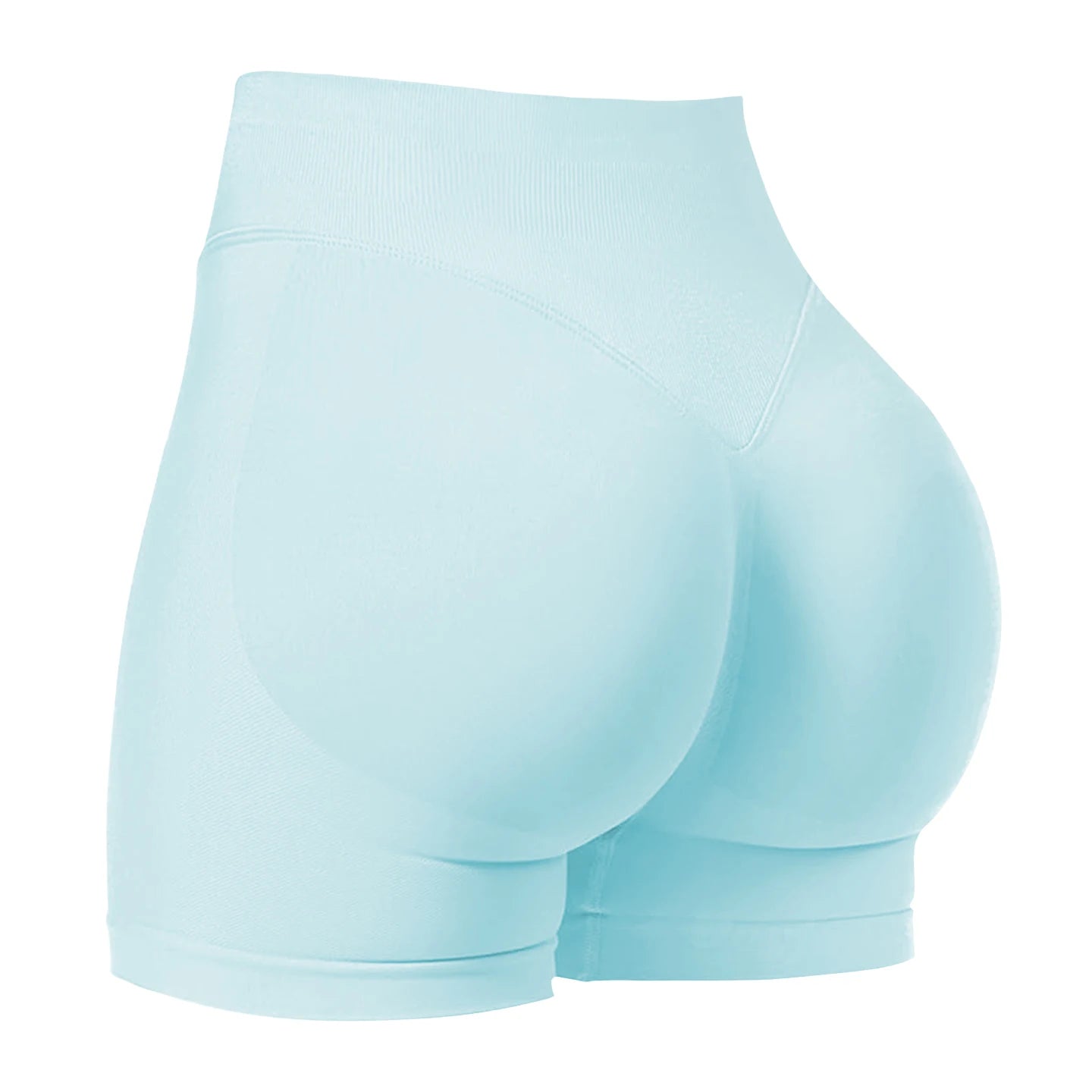 ZHEJIN Seamless Women Yoga Shorts High Waist Workout Gym Shorts Scrunch Butt Lift Biker Shorts Tummy Control Push Up Fitness
