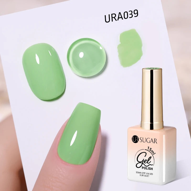 Jelly Gel Polish - Eco Friendly Semi Permanent UV LED Nail Polish for Salon Use