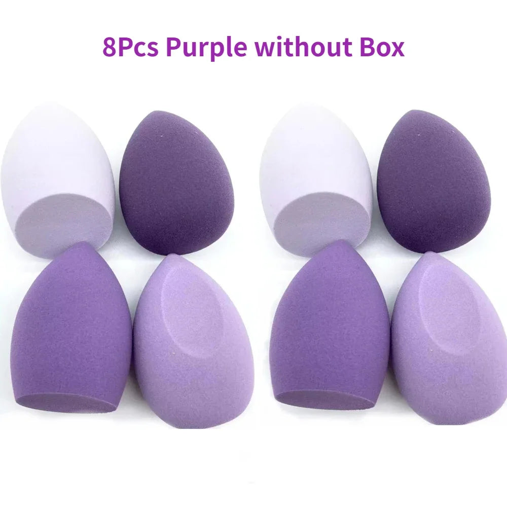 Makeup Sponge Blender - 4/8pcs Soft Foundation Sponges Beauty Puff Set