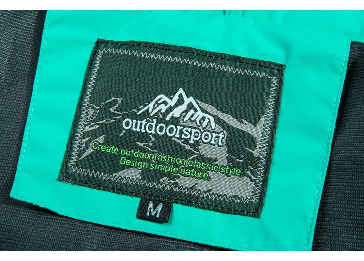 Waterproof Hiking Jacket - Women's Breathable Windproof Camping Coat With Adjustable Hood