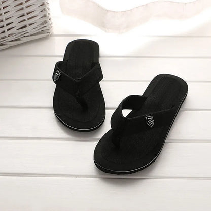 High Quality Summer Slippers Men Flip Flops Beach Sandals Non-Slip Casual Flat Shoes Slippers Indoor Shoes Men Outdoor Slides
