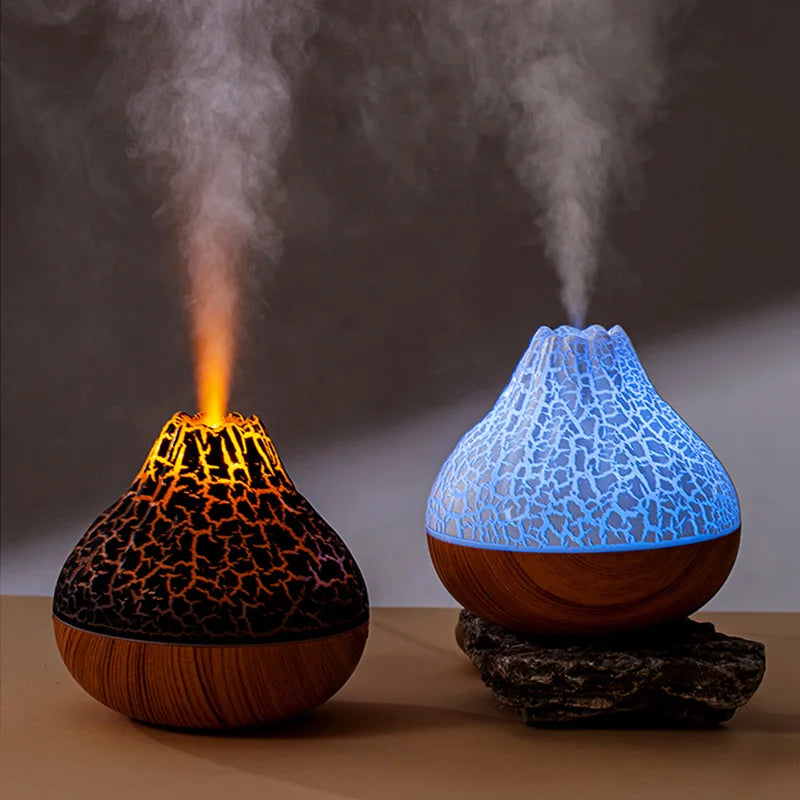 300ml USB Desktop Humidifier - Colorful Mist Diffuser  Air Purifier
