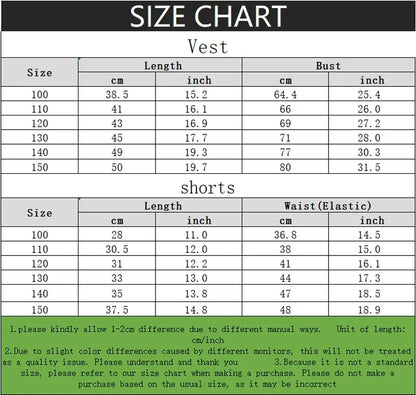 2026 Summer Breathable Comfy Mesh Boys Basketball Clothes Sets Kids Casual Outfits Child Outdoor Vacation Vest Cartoon Print Set