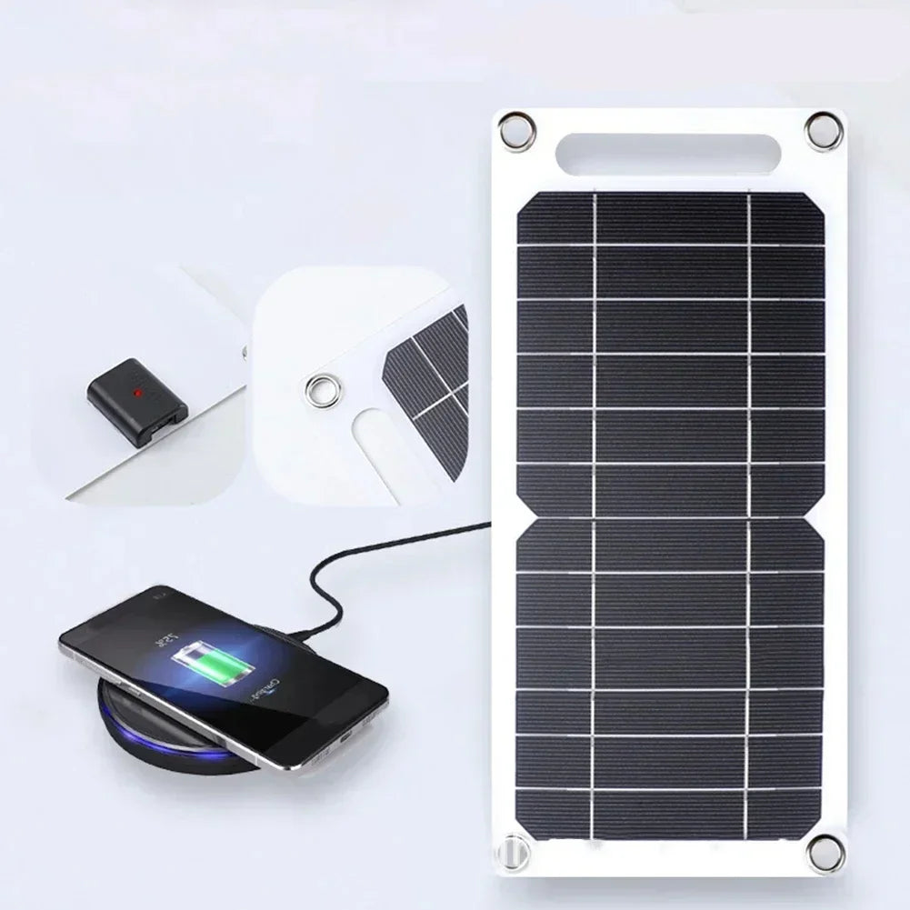 (U.S Stock) 35W Portable Foldable Solar Charger Panel Dual USB Ports Fast Charging  Power Bank iPhone Camping Outdoor Travel