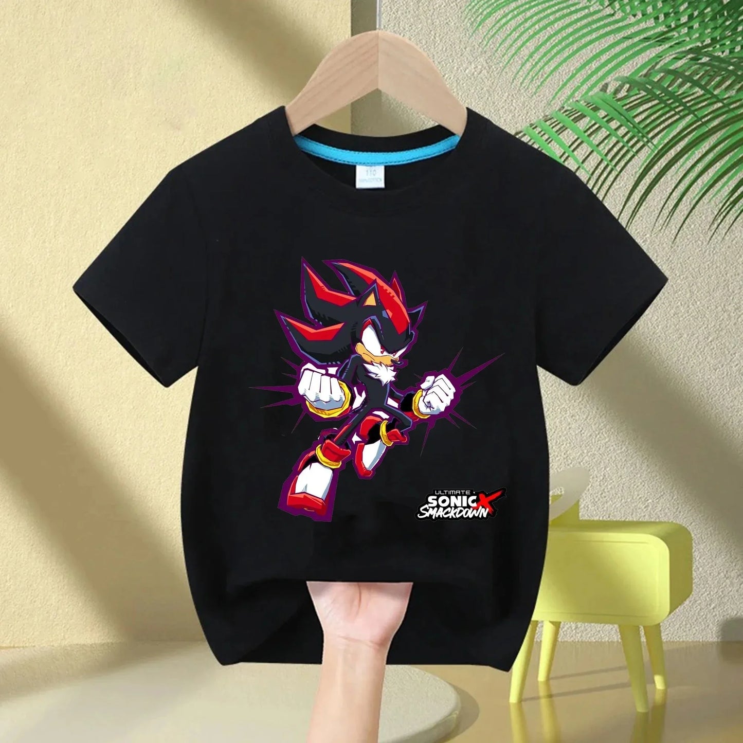 Sonic The Hedgehog Kids T-Shirt Anime Print Cotton Short Sleeve Boy Girl Summer Casual Top Gift