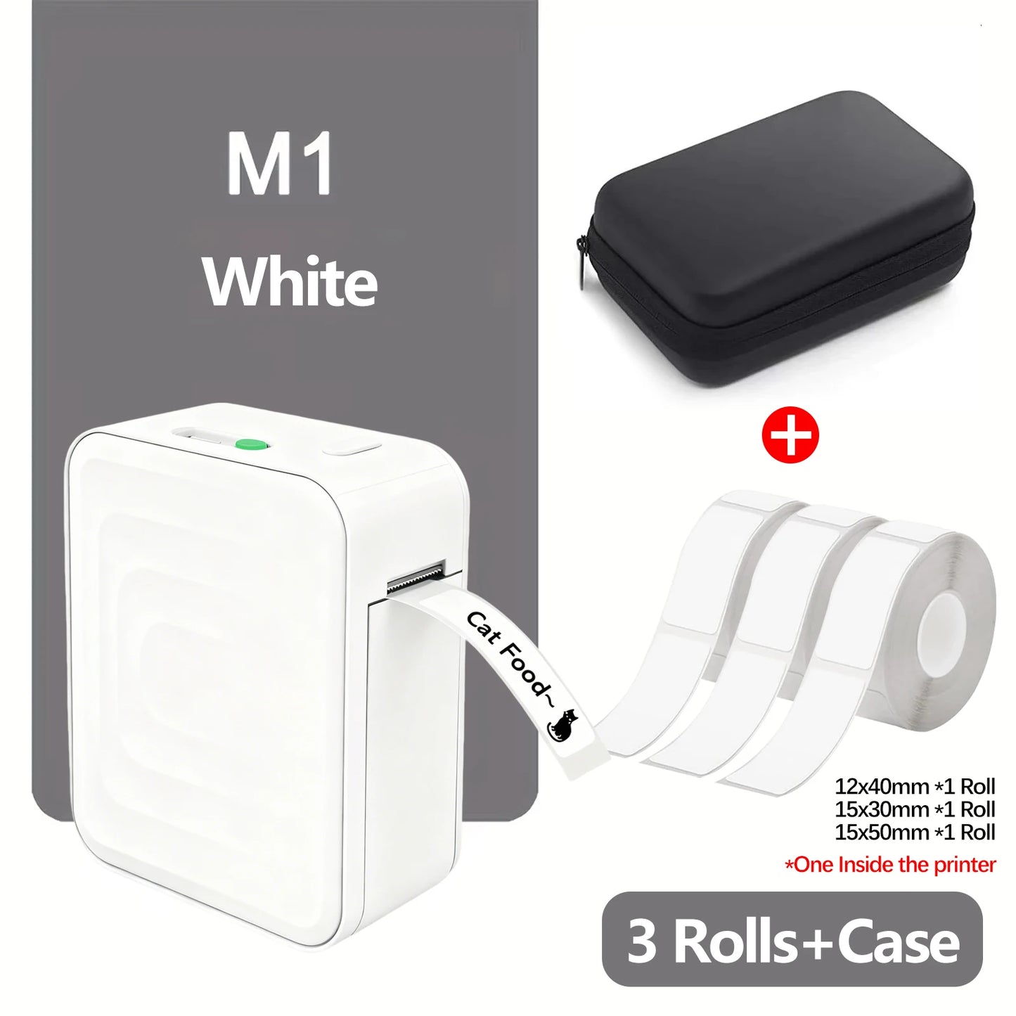 Marklife M1 Mini Self-adhesive Label Printer Portable Thermal Printer Inkless Bluetooth Labeling Machine Stickers Labels Maker