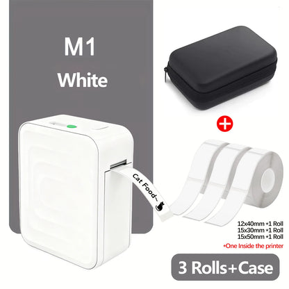 Marklife M1 Mini Self-adhesive Label Printer Portable Thermal Printer Inkless Bluetooth Labeling Machine Stickers Labels Maker