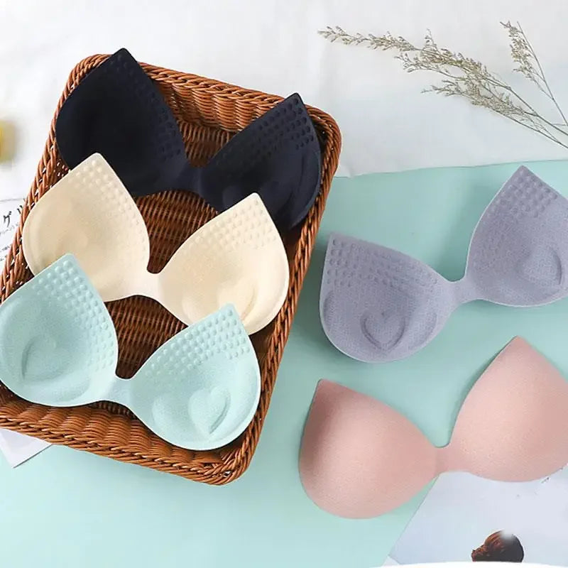 Latex Bra Pads – Push Up Breast Enhancer Pads | Wire Free, Breathable, Strapless