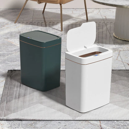 Smart Sensor Touchless Trash Can - Waterproof Electric Garbage Bin for Kitchen  Bathroom