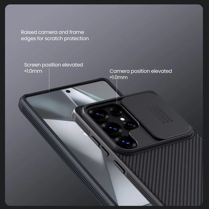 Nillkin for Samsung Galaxy S26 Ultra S26+ S26 Plus S25 Ultra S24 Ultra CamShield Pro Case with Slide Camera Cover Protector