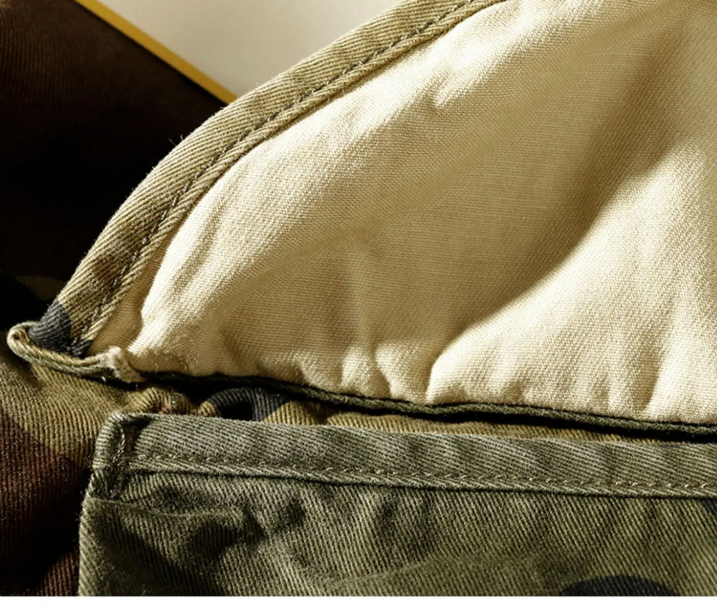 Sand Desert Jungle Camouflage Pattern Shorts for Men Summer Retro American Cotton Half Pants Youth Male Casual Straight Workwear