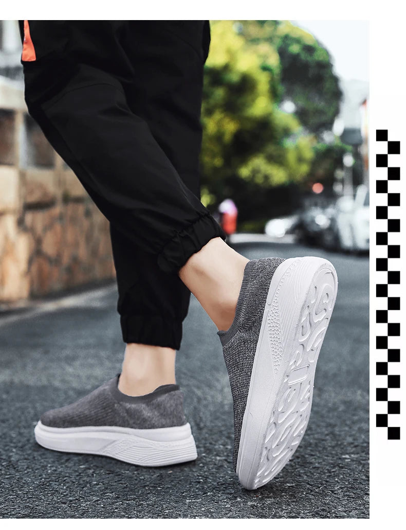 Outdoor Super Light Men Sneakers Fashion Breathable Running Sport Shoes Quality Slip-on Unisex Athletic Footwear 2022 Hot Sale