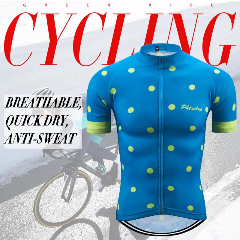 Cycling Jersey Set - Men & Women Breathable MTB Bike Clothes With Gel Padded Shorts