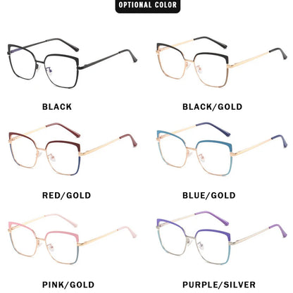 O-Q CLUB Women's Grade Glasses Anti Blue Light Lenses Woman's Eyeglasses Lunettes Myopia Reading Glass Sunglasses Man Eyewear