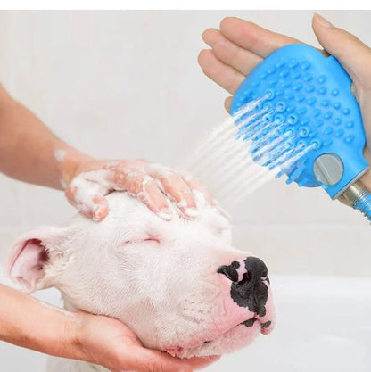 2 IN 1 Pet Bathing Shower Brush Comb Dogs Cats Multifunctional Shower Easy Bathing Garden Sprayer Pets Cleaning Grooming Tools