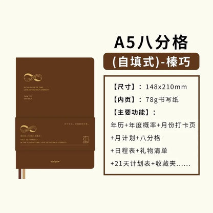 Weekly Planner Notebook - Undated Agenda & Daily Monthly Schedule Book