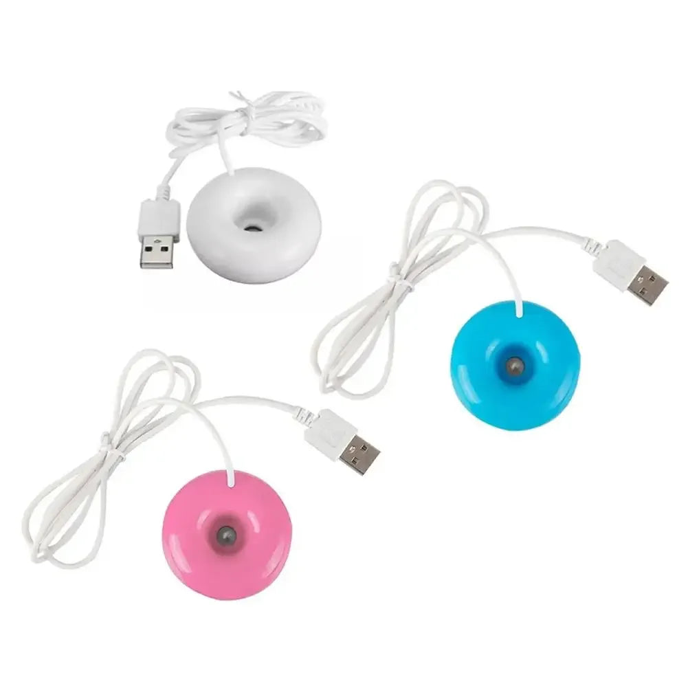 Mini Donut Humidifier - USB Air Purifier  Steam Diffuser for Home  Office - ZOOMNSTORE