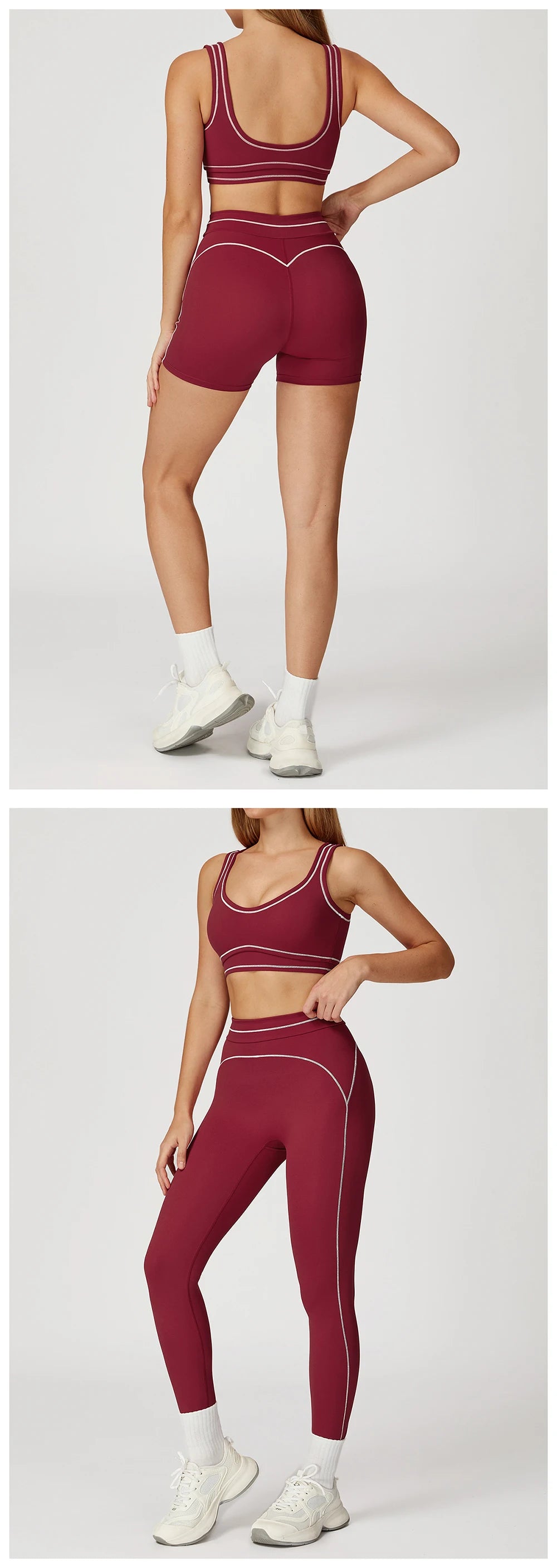 Yoga Suit 2PCS Women Tracksuits Sports Outfits Gym Clothes Running Sports Bra Suits Female Workout Yoga Clothes Athletic Wear
