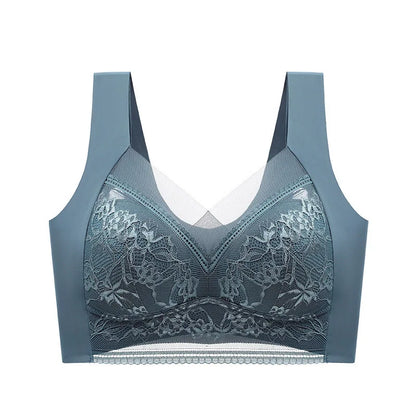 Seamless Lace Bra - Large Size Underwear | Breathable Thin Bra With Beautiful Back