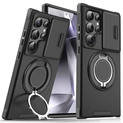 Magnetic Slide Camera Protection Phone Case for Samsung S21 S22 S23 S24 S25 Ultra FE A Series - ZOOMNSTORE