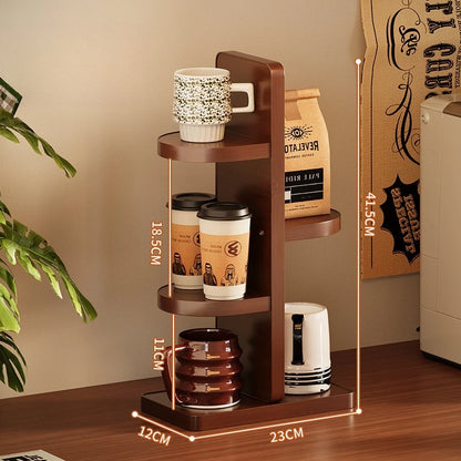 Multifunctional Desktop Multi-layer Cup Holder Office Simple Small Flower Stand Kitchen Countertop Rack Seasoning Storage Rack