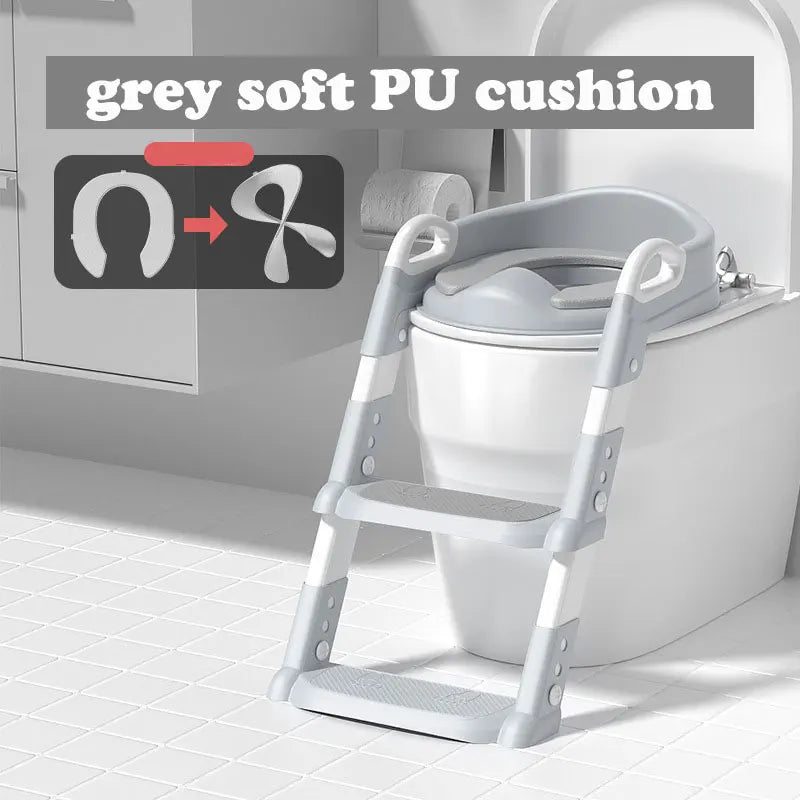 Portable Potty Seat - Foldable Toilet Training Stool | Easy Clean Baby Potty Chair