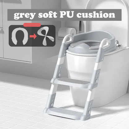 Portable Potty Seat - Foldable Toilet Training Stool | Easy Clean Baby Potty Chair