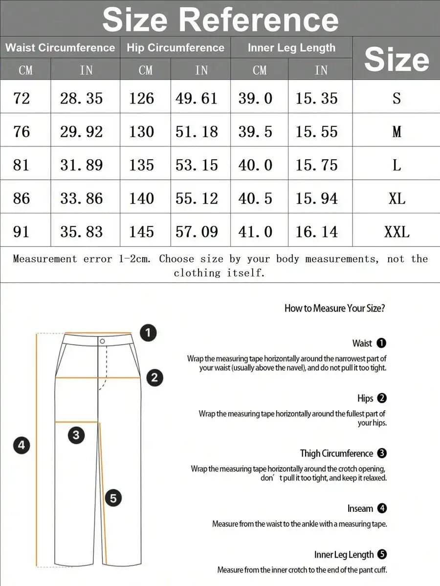 Men's Loose Street Style 7/8 Length Shorts Summer Casual Sports Elastic Waistband Pleated Hem Strong Draped Look