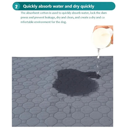 Winter Dog Pee Pad Reusable Washable Dog Urine Mat Car Seat Floor Sofa Waterproof Absorbent Puppy Cat Training Pet Supplies