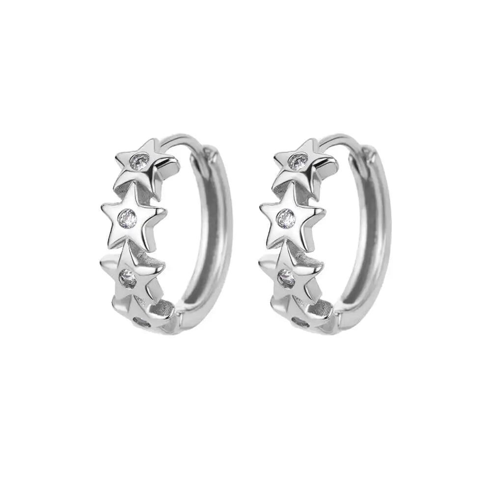 Vintage Starfish Stud Earrings – Stainless Steel Ocean Studs