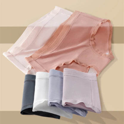 3Pcs Modal Women's Panties Lengthened Inner Crotch Female Briefs Underwear Underpants M-XXL 7A Level Antibacterial Sexy Soft Fit