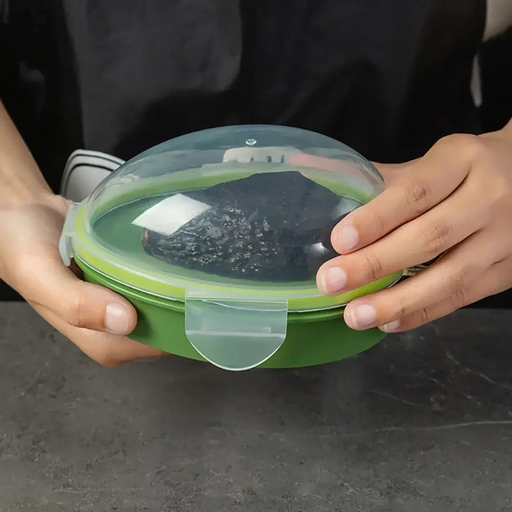 Avocado Storage Container - Snap On Lid Fruit Storage Box | Kitchen Food Crisper Keeper