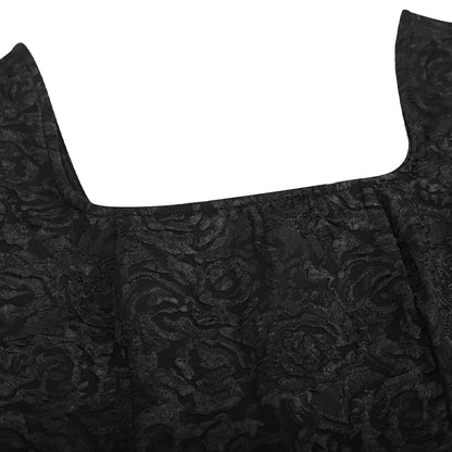 Summer New Women's Dresses Solid Sexy Sleeveless Square Neck Streetwear Fashion Floral Lace A-Line Mini Dress Female Clothing