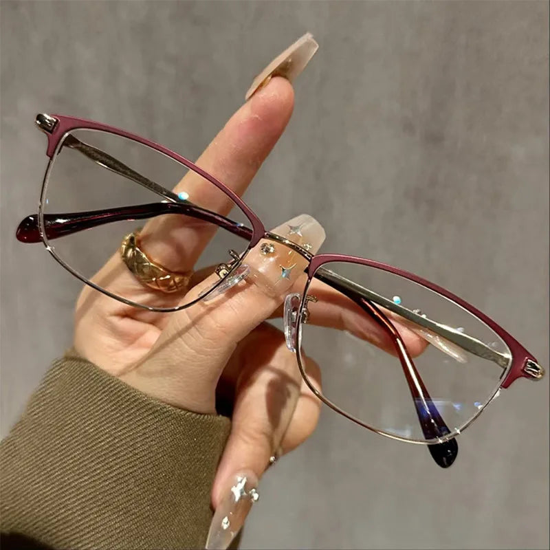 Reading Glasses - Classic Retro Eyeglasses with Blue Light Polycarbonate Lenses