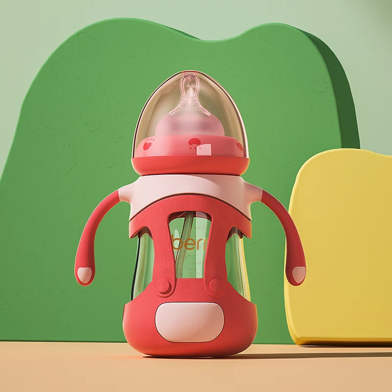 Oberni 150ml+180ml PPSU Imitated Breast Baby Milk Bottle set Anti bloating 0-6 Newborn Baby Bottle With Resistant to Falling