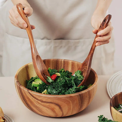 Acacia Wooden Bowl - Japanese Style Salad and Soup Tableware