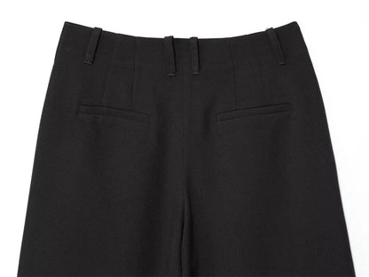 Women's Black Shorts – Cropped Casual Commuter Shorts